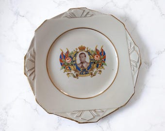 Vintage 1939 König Edward VIII Krönungsplatte