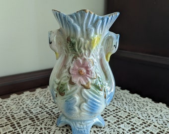 Vintage Lusterware Swan Lovely Vase