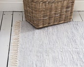 Grey Gray Rug / Handwoven / The Gare