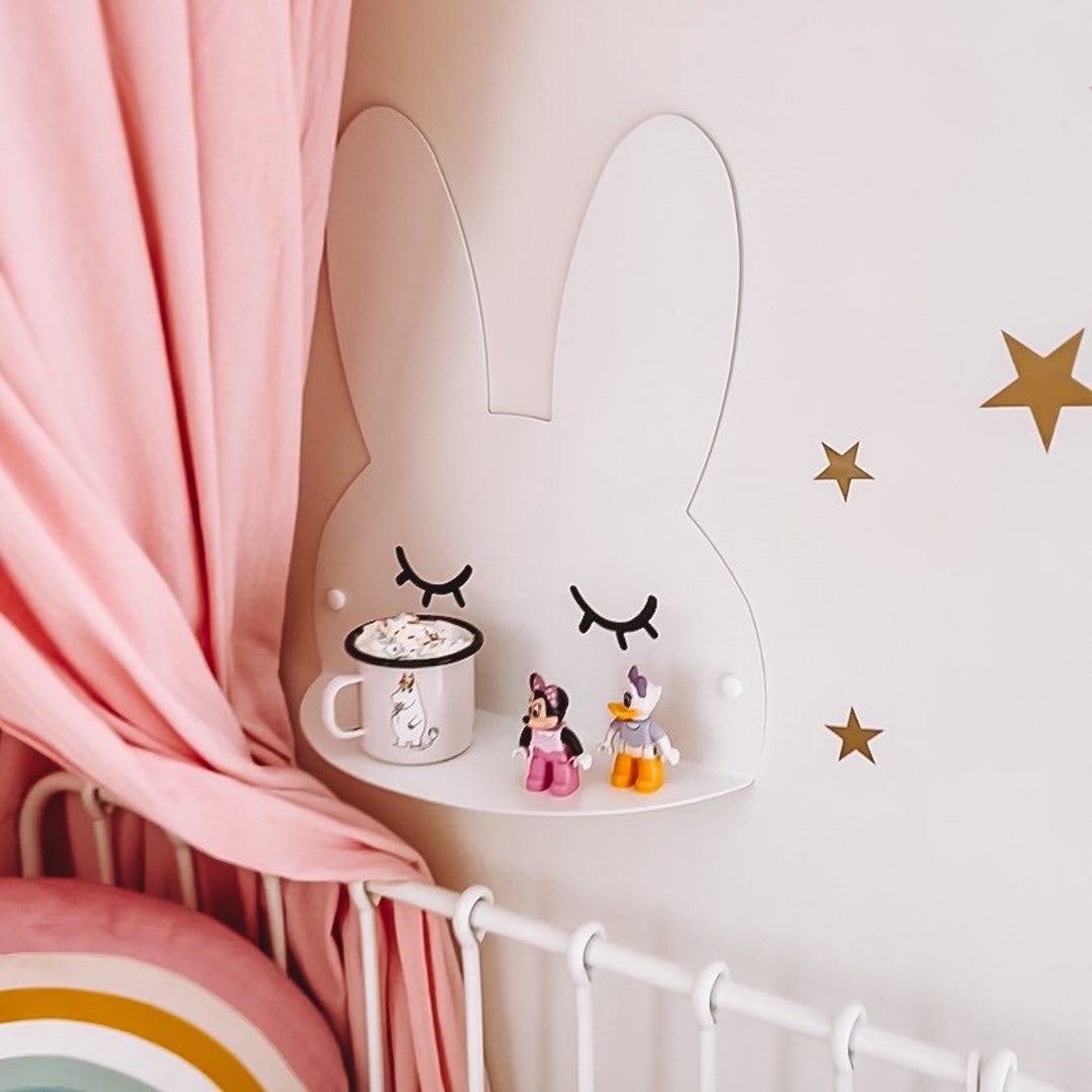 Bunny Shelf Nursery Kid's Room Etsy
