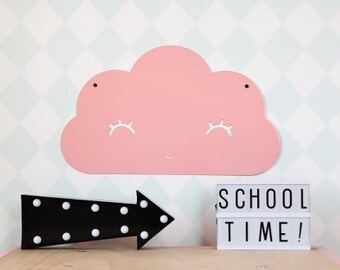 Cute cloud magnetic board for a child's room, wall organizer, memo board, back to school, must have