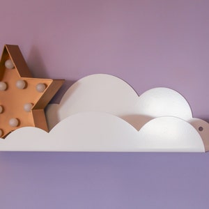 Cloud shelf nursery kid's room image 2