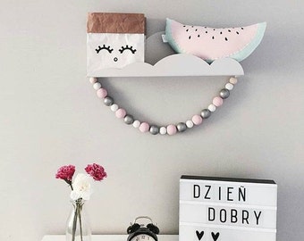 cloud shelf nursery furniture kids room