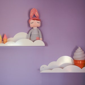 Cloud shelf nursery kid's room image 3