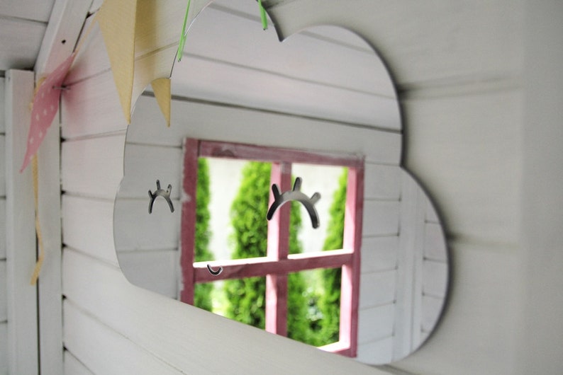 Cloud shape acrylic mirror for kids room, nursery room, safe mirror image 3
