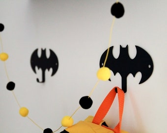 bat wall hanger perfect for cool kids room