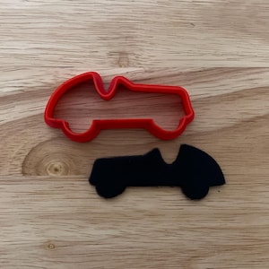 3D Printed Race Car Cookie Cutter: Retro Baking, Custom Treats