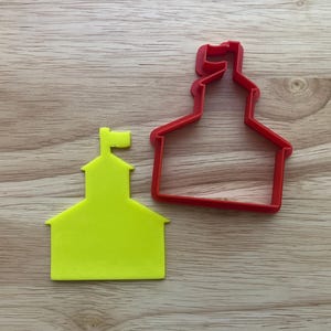 Schoolhouse Cookie Cutter | 3D Printed for Back-to-School & Fun Themed Baking Projects