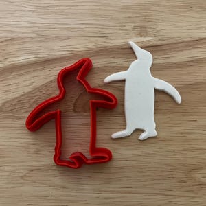 3D Printed Walking Penguin Cookie Cutter: Winter Baking