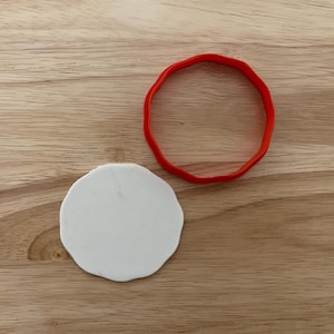 Sand Dollar-koekjesvorm, 3D-geprinte bakvorm