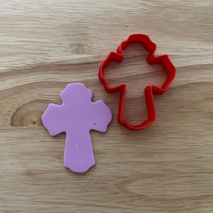 Tagliabiscotti a forma di croce / Prodotti da forno religiosi, divertenti e a tema per feste, dessert e dolcetti personalizzati