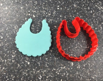 Baby Bib Cookie Cutter: 3D Printed Baking & Crafts