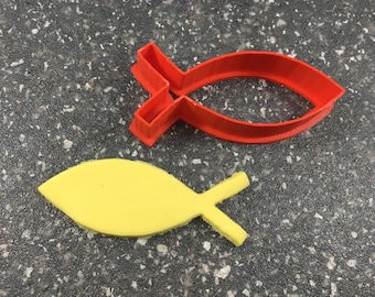 Christian Fish Cookie Cutter – Religious Symbol for Baking and Faith-Based Crafts