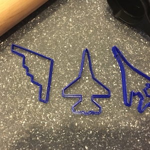 Airplane Cutter Set – Unique Shapes for Aviation Enthusiasts, Baking, and Crafts