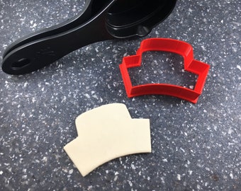 Cortador de galletas con forma de gorro de enfermera: herramienta para hornear y manualidades impresa en 3D