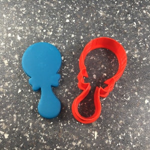 Baby Rassel Form Ausstechform - Ideal für Babypartys, Backen zum Thema Neugeborene und Basteln