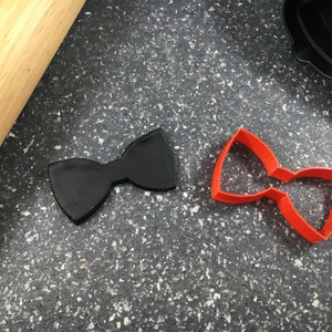 Bow Tie Cookie Cutter – Dapper Formal Wear Shape for Weddings, Parties, and Stylish Baking Creations
