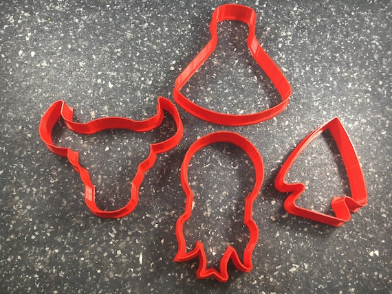 3D Printed Native American Cookie Cutter Set: Southwestern Tribal Designs
