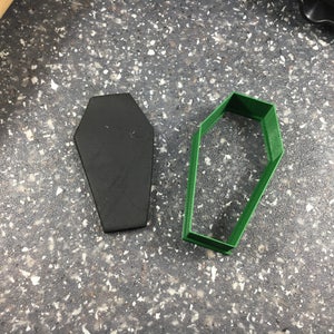 Coffin Cookie Cutter: Spooky Halloween Gothic Baking Shape