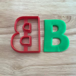 Letter &#39;B&#39; Cookie Cutter | 3D Printed for Baking, Crafts & Decorating