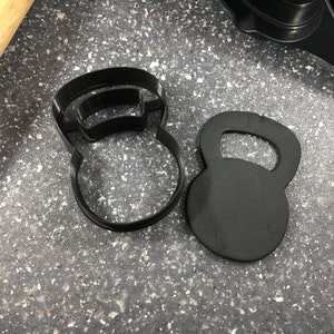 Kettle Bell Cookie Cutter – Fitness Design for Baking, Crafts, and Gym-Themed Projects