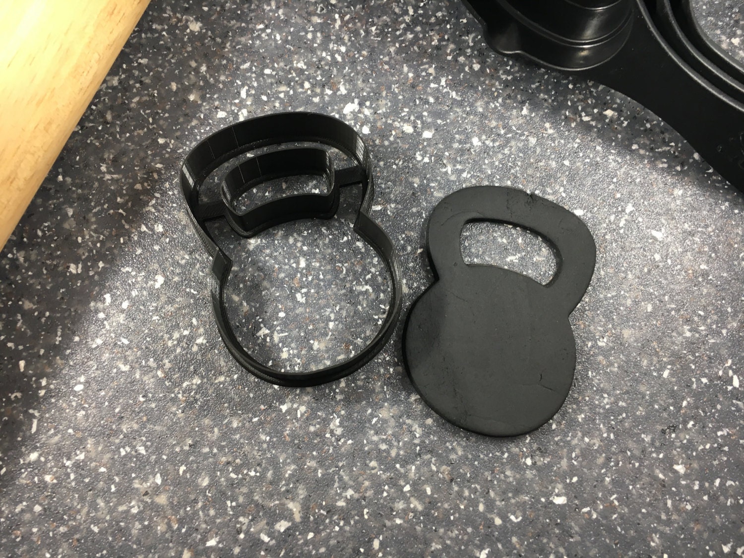 Kettle Bell Cookie Cutter – Fitness Design for Baking, Crafts, and Gym-Themed Projects