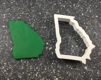 Cortador de galletas con forma del contorno del estado de Georgia - Forma de mapa de EE. UU. para repostería y manualidades / Galletas con temática del estado de Georgia