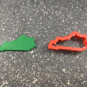 Kentucky Cutter – Unique Shape for Baking, Crafts, and State Pride Projects
