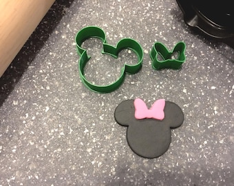 Girl Mouse Shape Cutter Set