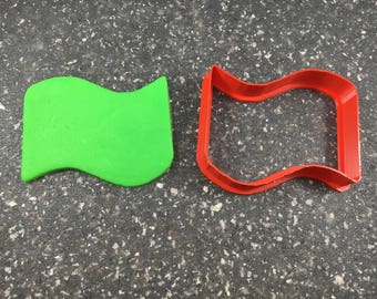 Waving Flag Shape Cutter