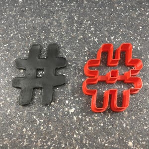 Hashtag Cookie Cutter