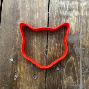 Cat Face Cookie Cutter: 3D Printed Baking & Crafts