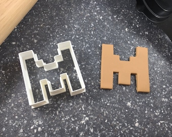 Blok "M" Lettertype Cookie Cutter