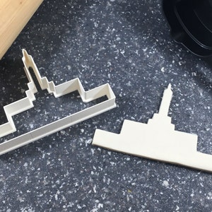 Los Angeles Temple Cookie Cutter: 3D Printed Baking & Crafts