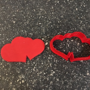 Double Hearts Cookie Cutter