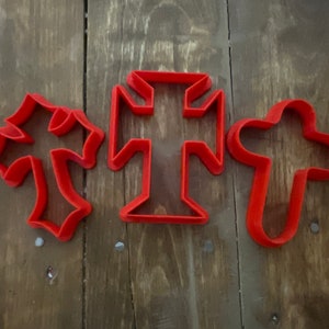 ross Shape Cutter Set - Religious-Themed Baking & Crafting Tools for Creative Cookies and Projects