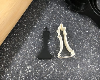 King Chess Piece Cookie Cutter: 3D Printed Baking