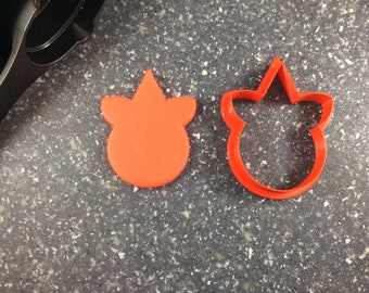 Cortador de galletas con forma de cabeza de unicornio: herramienta para hornear impresa en 3D