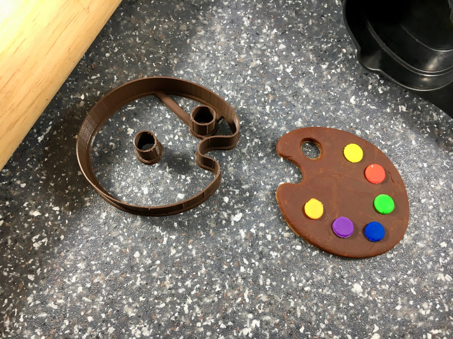 Art Palette Cookie Cutter Set Etsy