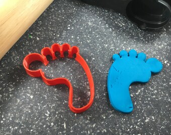 3D Printed Baby Foot Cookie Cutter: Baby Shower Baking