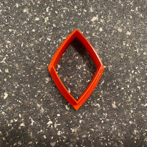 Stumpfdiamanten Ausstechform - Einzigartiges Geometrisches Design zum Backen & Basteln