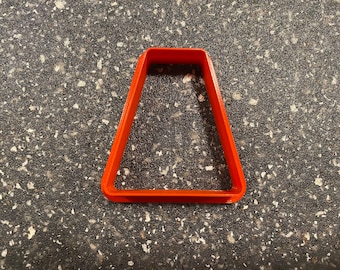 Round Corner Trapezoid Cookie Cutter – Unique Geometric Design for Baking, Cookies, and Crafts