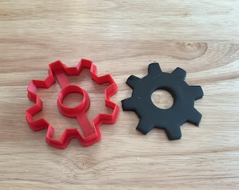Gear 103 Cookie Cutter | 3D Printed for Mechanical, Steampunk & Industrial Baking Projects