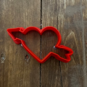 Heart with Arrow Shape Cutter – Romantic Cookie or Clay Cutter for Valentine’s Day, Weddings, and Love-Themed Crafts