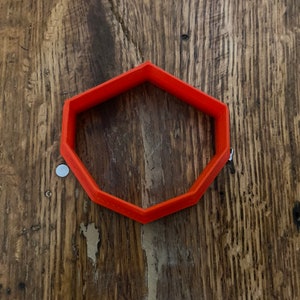 Fat Gem Shape Cookie or Clay Cutter