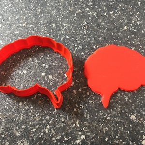 Cortador de Biscoitos Brain | Confeitaria divertida, educativa e temática para festas, sobremesas e guloseimas personalizadas