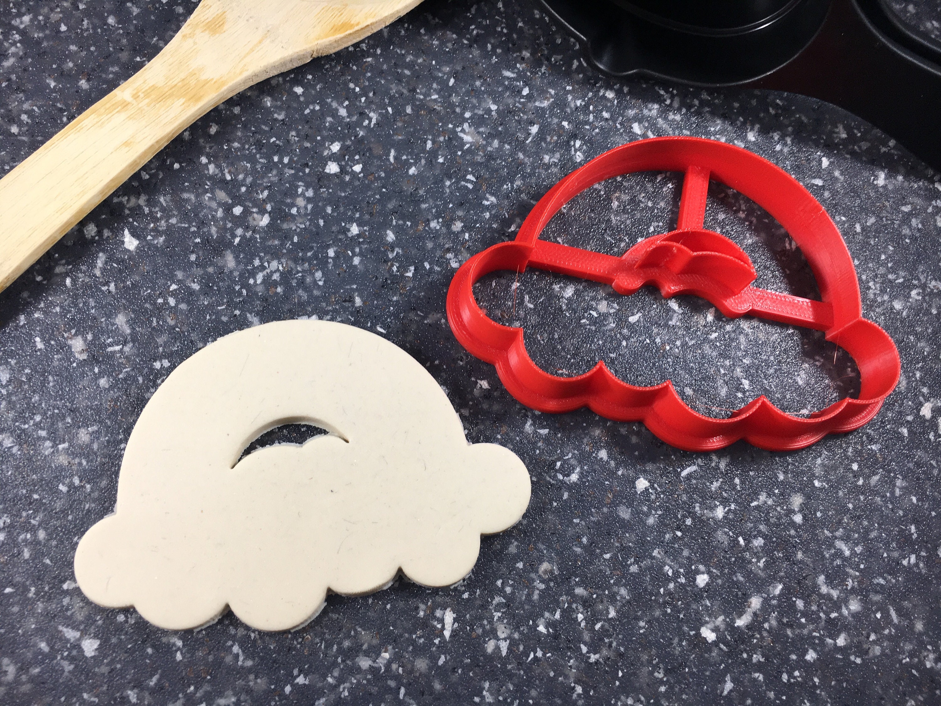 Rainbow Cloud Cookie Cutter - Etsy