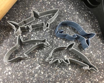 Ocean Creature Cookie Cutter Set: 3D Printed Sea Life Baking