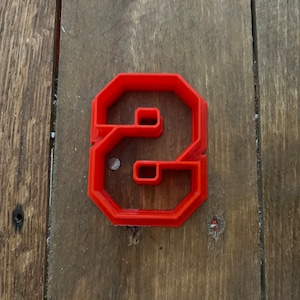 Varsity S Shape Cookie Cutter: 3D Printed Baking & Crafts