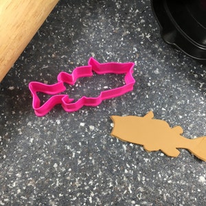 Largemouth Bass Cookie Cutter – Fishing Theme Shape for Lake, Outdoor, and Wildlife-Themed Baking